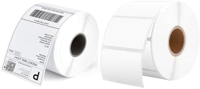 Thermal Direct Shipping Label (Pack of 500 4x6 Per Roll Labels)+2.25 x 1.25 Direct Thermal Labels White Thermal Printer Labels