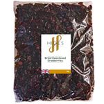 Hides Fine Foods - Dried Sweetened Cranberries 1kg - Suitable for Vegetarians - Baking - Granola - Breakfast - Muffins - Snacking - Desserts - A Good Source of Fibre.