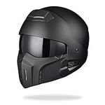AHR Open Face Motorcycle Helmet 3/4