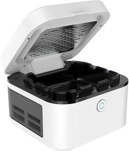 FUKANG Rechargeable Smokeless Ashtray Indoor, Replaceable HEPA Filter White