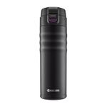 Kyocera 17 oz Ceramic Coated Interior, Double Wall Vacuum Insulated, Stainless Steel Travel Mug, Matt Black