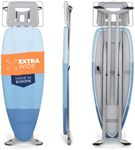 Ironing board Large Extra Wide - Professional, foldable, Strong and stable - for Steam Ironing Stations - Size D - 130 x 50cm