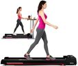 Lifelong Fit Pro Treadmill 3 HP Peak Dc Brushless Motor 2 Level Manual Incline Walking Machine at 8 km/Hr Speed with Led Display-Cardio Equipment for Home Gym 110kg Capacity, Black