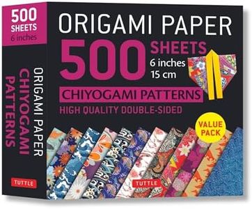 Origami Paper 500 sheets Chiyogami Patterns 6" 15cm: Tuttle Origami Paper: High-Quality Double-Sided Origami Sheets Printed with 12 Different Designs ... Instructions for 8 Projects Included