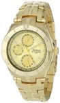 Armitron Men's 204224CHGP Gold-Tone Stainless Steel Multi-Function Dress Watch