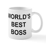 CafePress World's Best Boss Mug 11 oz (325 ml) Ceramic Coffee Mug