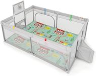 BABY JOY Baby Playpen with Double-S