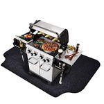 Under the Grill Mat for Gas,Electric Grill,Absorbent Grill Under Floor Mat,Protect Decks and Patios from Grease Splatter(BBQ Mat 36inches x 72inches)
