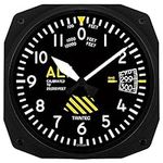 Trintec 30 th Anniversary 10" Aviation Altimeter Instrument Style Wall Clock 3060-10-SE