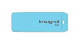 Integral Memory INFD8GBPASBLS 8GB Memory Card Sky Blue