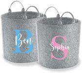 Personalised Toy Storage Basket wit