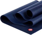 Manduka PROlite Yoga and Pilates Mat – Long & Wide - Premium 4.7 mm Thick Mat, Lightweight, High Performance Grip, Support and Stability in Yoga, Pilates, Gym, Fitness, Extra Long, 79 Inches, Midnight