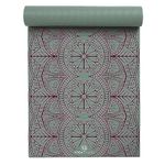 Yoga Studio Designed Sticky Yoga Mat | Oeko-Tex Tear Proof Non-Slip | Workout Exercise Gym Fitness Mandala Yoga & Pilates Mat | 183cm x 61cm x 6mm - Sage Green Mat Dew Drop Mandala