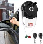 COUCHO Electric Garage Door Opener Motor with 2 Remotes, Roller Door Motor for Roll Up Door, Built-in Motor Automatic Roll Up Door Opener Kit for Garage, Warehouse, Store, Barn, and Farm