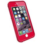 LifeProof FRE iPhone 6 ONLY Waterproof Case (4.7" Version) - Retail Packaging - REDLINE RED (LIGHT CHERRY/DARK CHERRY)