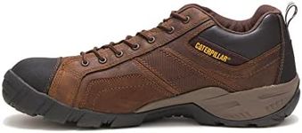 Caterpillar Men's Argon Composite-Toe Lace-Up Work Boot,Dark Brown,11.5 W US