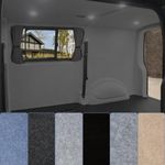 Tuda Carpets | 4 Way Stretch Van Lining Carpet | 6 Colours/Various Lengths - 2m W x 1m L (6ft6" x 3ft3") Black