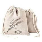 Linen Bread Bags - 2-Pack 11 x 15 i