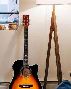Winzz 41-Inch Electro-Acoustic Guitar – Sunburst Finish