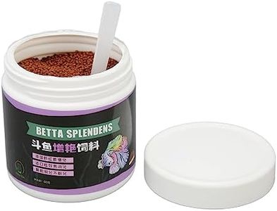 Tnfeeon Improved Color Betta Fish Food Digestion and Easy Feed for Fish 2.1 Ounces for Enthusiasts