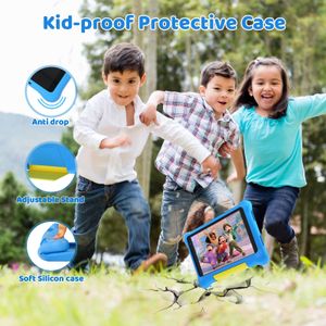 Ainmel 7" Kids Tablet – Blue Child-Friendly Android Device