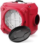 ALORAIR CleanShield HEPA 550 Industrial Commercial HEPA Air Scrubber, Negative Air Machine Air Scrubber, cETL Listed, GFCI Outlet, 10 Years, Red