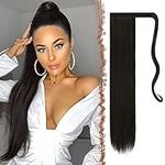 FESHFEN Straight Ponytail Extension