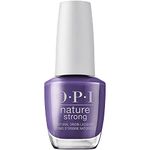 OPI Nature Strong Nail Polish | Quick Dry Vegan Nail Varnish with Long-Lasting Results | Made with Natural Ingredients | Dark Shades | A Great Fig World | 15 ml