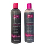 Xpel Marketing Bamboo Charcoal Shampoo & Conditioner, Purifying & Deep Cleansing with Charcoal Powder, Coconut Oil, No SLS/Sulphate, Paraben 800ml