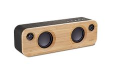 House of Marley Get Together Mini: Portable Speaker with Wireless Bluetooth Connectivity, 10 Hours of Indoor/Outdoor Playtime, and Sustainable Materials, Signature Black