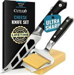 Cutluxe 2-PCS Cheese Knife Set – 5″