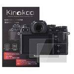 kinokoo Tempered Glass Film for fuji X-T1/X-T2 Crystal Clear Film FUJIFILM XT1 XT2 Screen Protector Bubble-free/Anti-scratch(2 pack)