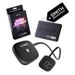 Aleck Snow Series Core Wireless Bluetooth Helmet Speakers - Drop-in Headphones Compatible with All Audio Ready Ski/Snowboard Helmets. Built-in Microphone for Hands-Free Calls