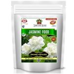 Sansar Agro® Jasmine Food, Essential Organic Fertilizer for Jasmine Plants, Double Filtered with All Required Nutrients and Active Micro-organisms for heavy Flowering (400 gm)