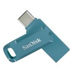 SanDisk 128GB Ultra Dual Drive Go USB C Flash Drive, USB C memory stick for Android smartphone, tablets, Macs, USB stick up to 400 MB/s, reversible USB Type-C and USB Type-A connectors, Navagio Bay