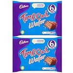 Chocolate Bar Bundle With Timeout Wafer 6 Bar Pack, 121g (2 Pack)