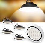 Glattol Lightdot 150W LED High Bay Light 21000LM (Eqv. to 600W HPS/MH) High Bay LED Light 5000K Daylight ETL Listed Commercial Bay Lighting Energy Saving Upto 1100KW*5/Y(5Hrs/Day)-5Pack