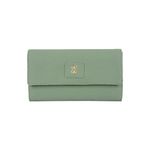 Baggit Women Green Wallet Large Size | Ladies Stylish Purse Bag | Credit Card Money Holder