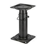 Seat Base for Boat Seat, Black Powder Coated pedestal