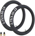 RUTU 2.75/3.00-19 Inner Tube,Heavy Duty Dirt Bike Tube for CRF 100F 125FB 150F 450R KX Surron Light Bee X UltraBee Talaria Off Road Motocross Motorcycle with TR4 Valve 2Pcs