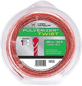 Weed Warrior Pulverizer Twist Universal Trimmer Line, 0.080" Diameter x 200'