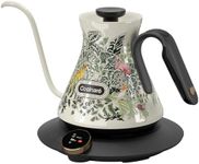 Cocinare M6 Pro Electric Gooseneck Kettle with Color-Changing Design, ±0.5℉ Temperature Control for Pour-over Coffee & Tea, Stainless Steel Interior, Quick Heating for Boiling Water (Jungle)