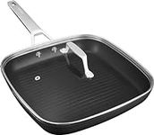 MsMk Square Grill Pan with Lid, 9.5