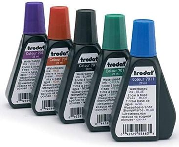 Trodat 5 Color Water Based Re-Fill Ink for self Inking Ideal/Stamps & Stamp Pads