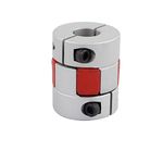 uxcell 5mm to 10mm Shaft Coupling 30mm Length 25mm Diameter Motor Coupler Aluminum Alloy Joint Connector for DIY Encoder