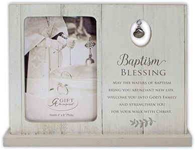 Cathedral Art (Abbey & CA Gift Picture Frame-Baptism Blessing, 4"x6", Multicolored