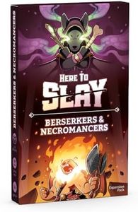 TeeTurtle Here to Slay: Berserkers & Necromancers Expansion Pack - Designed to be Added to Your Here to Slay Base Game, Black