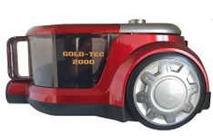 GOLD-TEC 2000W BAGLESS CYLINDER VACUUM CLEANER RED
