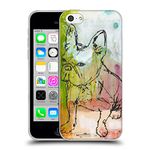 Head Case Designs Officially Licensed Wyanne French Bulldog Sketch Animals Soft Gel Case Compatible With Apple iPhone 5c