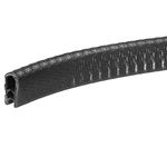 uxcell Edge Trim Black U Shape Edge Protector Rubber with Steel Clips Fits 5/64"-1/8" Edge 14.76Ft/4.5Meter Length Door Edge Guards